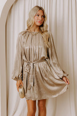 Shine On Shimmer Mini Dress