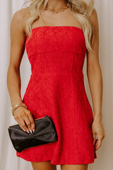 Delicate Details Lace Mini Dress