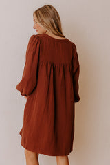 Soho Strolls Embroidered Mini Dress