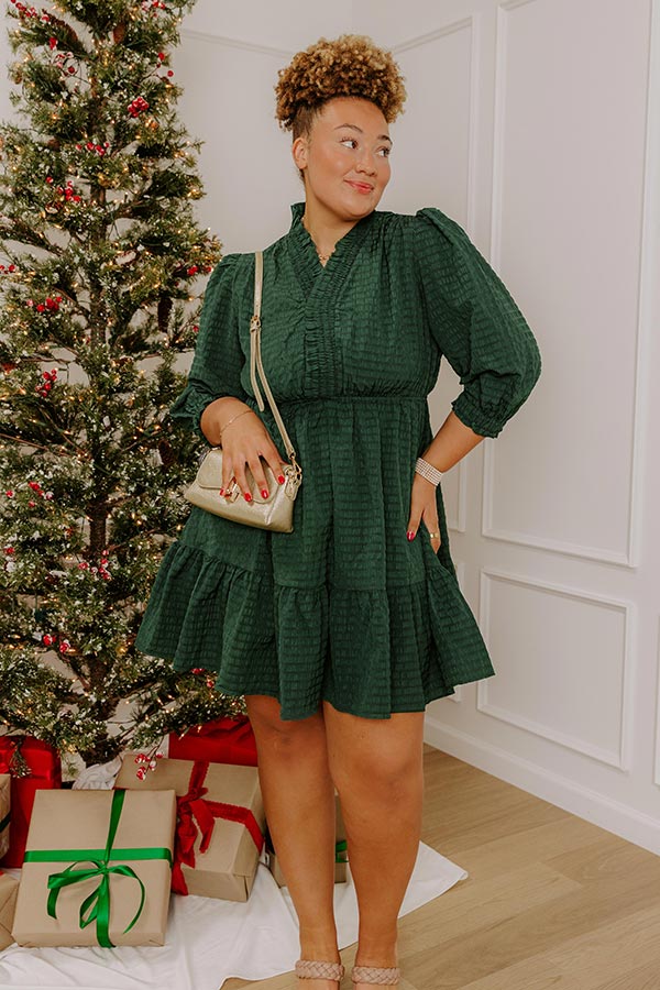 Mistletoe And Magic Mini Dress Curves