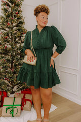 Mistletoe And Magic Mini Dress Curves