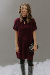Passport To Paris Knit Sweater Mini Dress