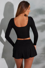 Mini Skort in Black