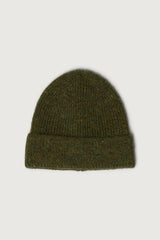 FUZZY RIBBED KNIT BEANIE