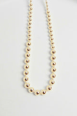 METAL BALL NECKLACE