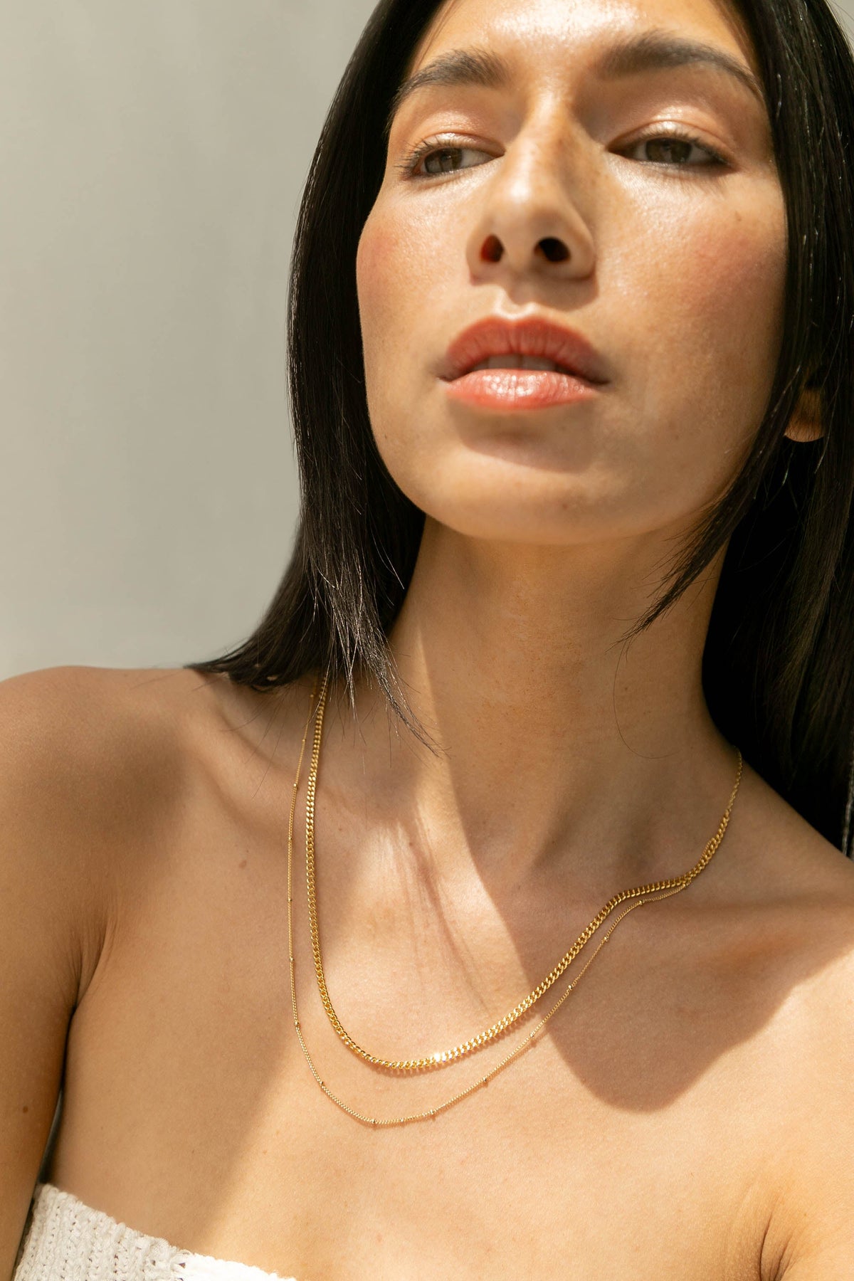 DOUBLE CHAIN NECKLACE