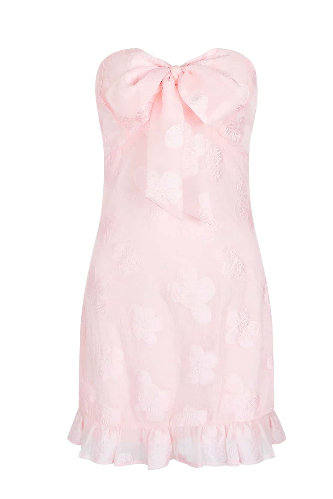 Sweet Yellow Bow Fitted Short Dress