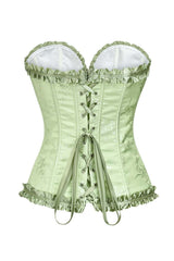 Sweetheart Pink Lace-Up Floral Corset