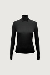 FINE KNIT TURTLENECK TOP