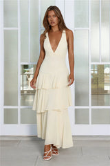 Happy Vibes Maxi Dress Yellow