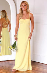 Arabelle Yellow Maxi Dress