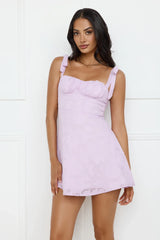 Rooftop Dance Mini Dress Lilac