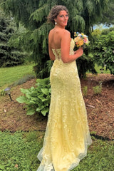 Sweetheart Blue Lace Mermaid Dress